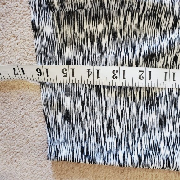 Club Monaco Compression Crop Space Dyed Spandex Stretch Half Sleeve Top S - Picture 4 of 6